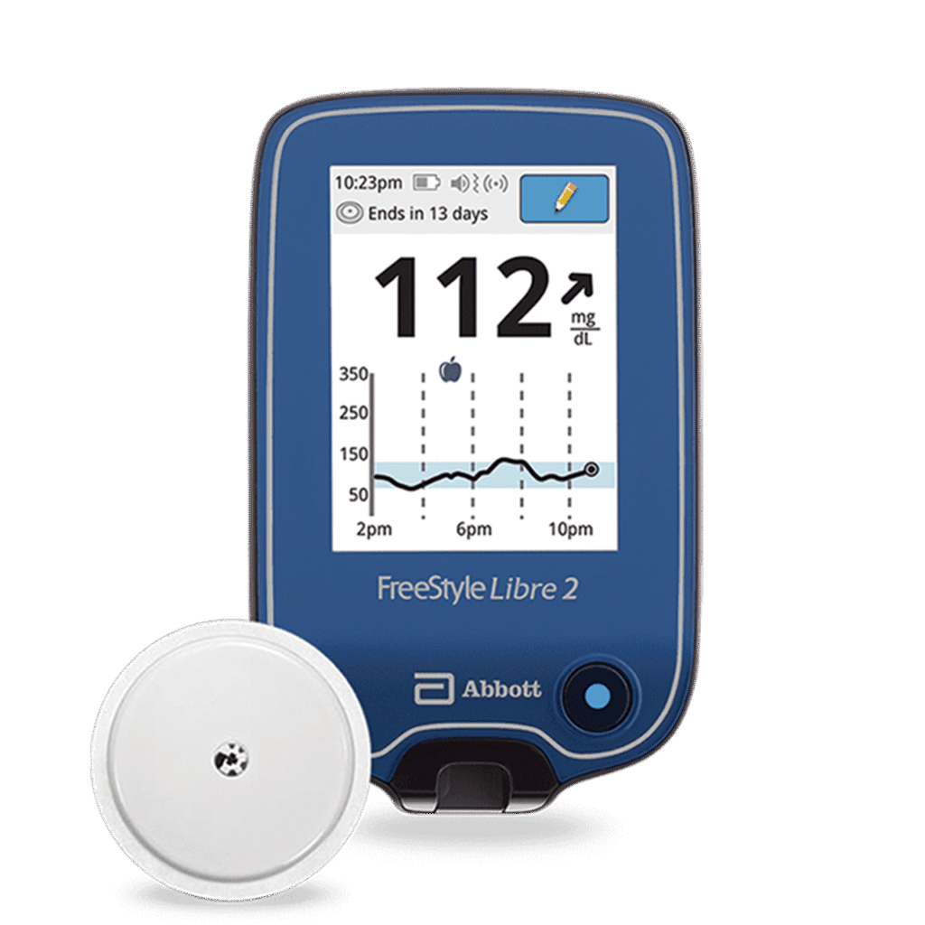 FreeStyle Libre 2 Plus CGM device and sensor