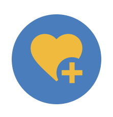 Heart with Plus sign icon